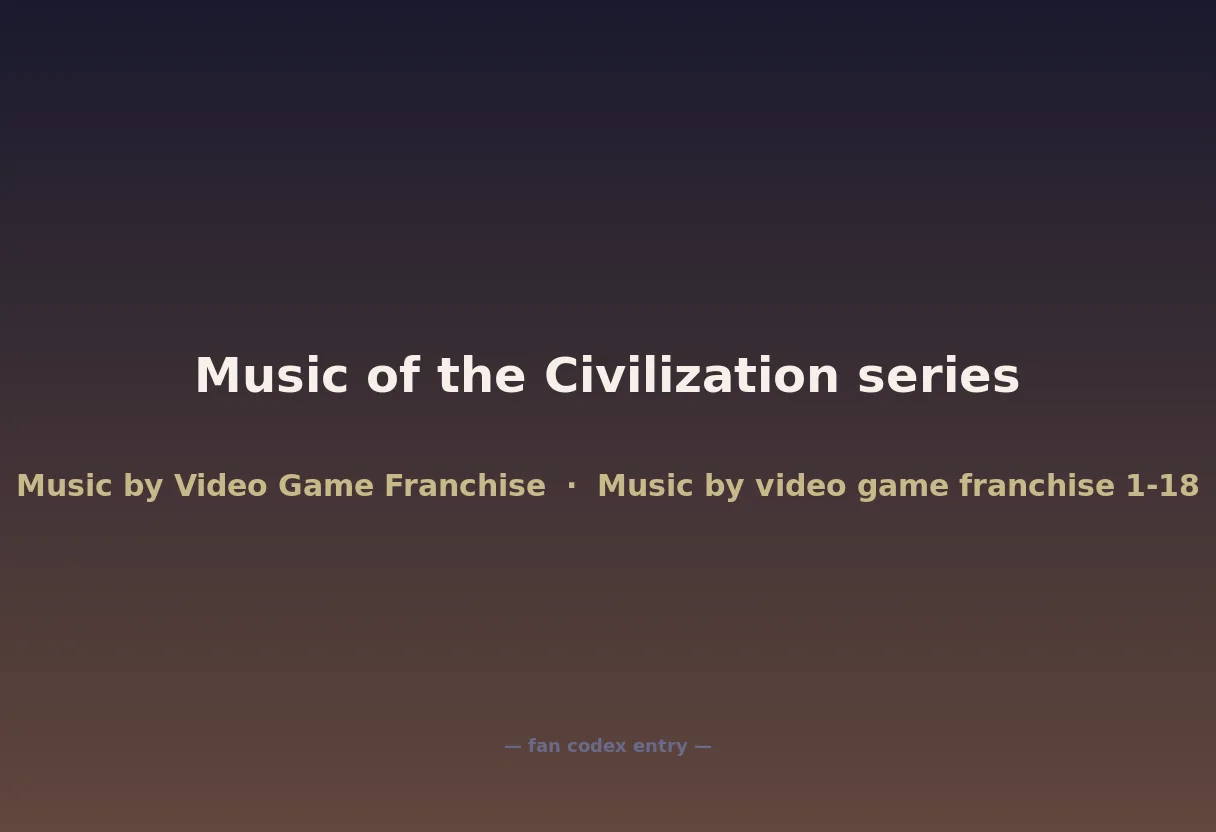 Music of the Civilization series